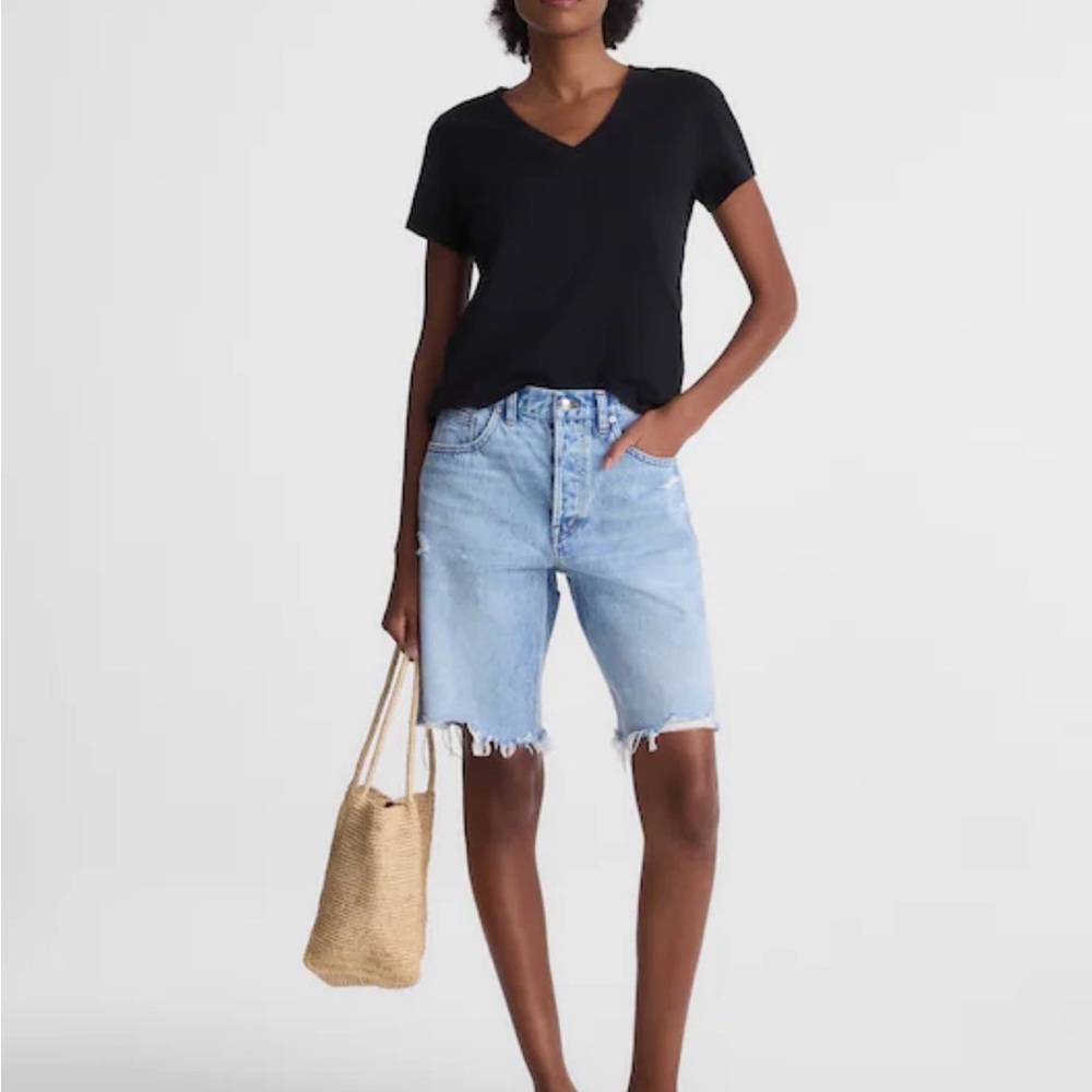 Madewell  Essex Long Baggy Short Size 24 NWT